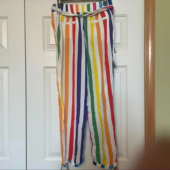 New York & Company Striped Beach Joggers - Picture 3 of 7